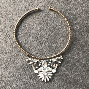 Necklace with rhinestones